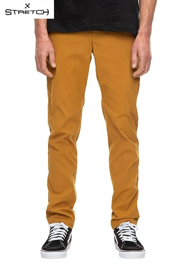 686 Men's Everywhere Pant - Slim Fit Golden Brown, 38, 34