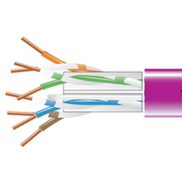 Black Box GigaTrue Bulk cable - CAT 6 - 1000 ft - Violet