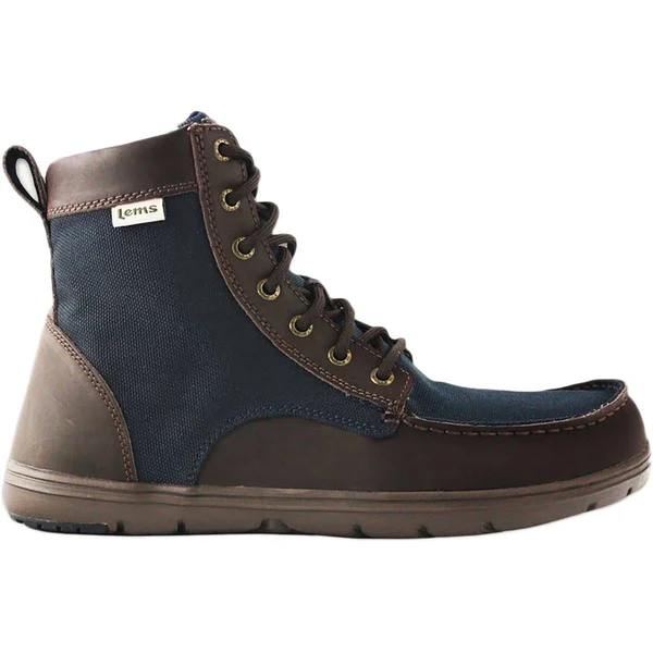 Lems Boulder Boot Navy Stout Men's 11 Hiking Minimalist Eu45