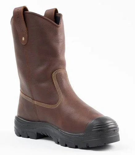 Steel Blue Heeler Met Waterproof Bump 10x22 Work Boots - TPU, Steel Toe, Wellington
