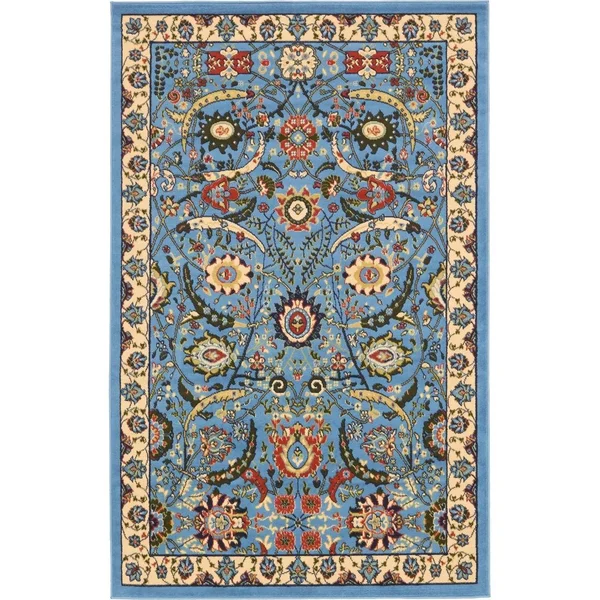 Unique Loom Espahan Terracotta 8 ft Runner Area Rug