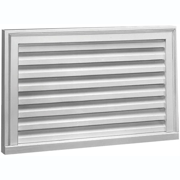 Horizontal Louver - Fypon Functional Brick Mould Style