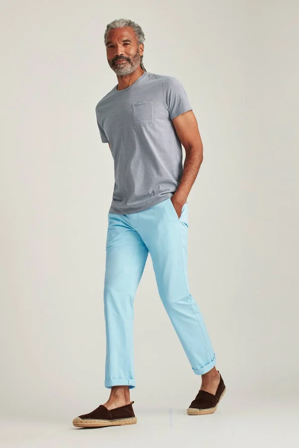 Bonobos Stretch Washed Chinos - Blue - Casual Pants