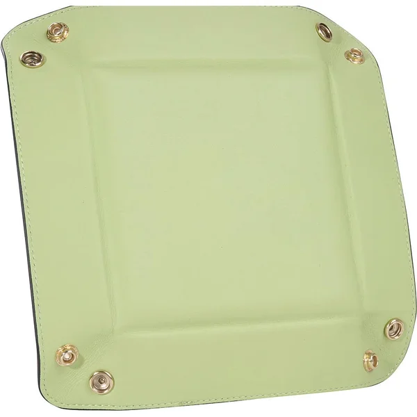 Royce Leather Travel Valet Tray, Pink