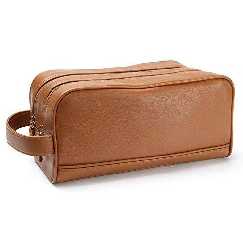 Leatherology Double Zip Toiletry Bag