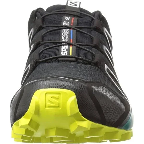 Salomon Men's Speedcross 4 Trail Running Shoes (Sulphur/Everglade/Black - 8)