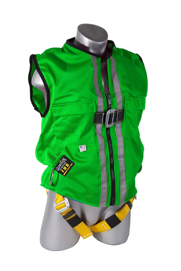 Guardian Construction Tux Green Mesh Harness 02240