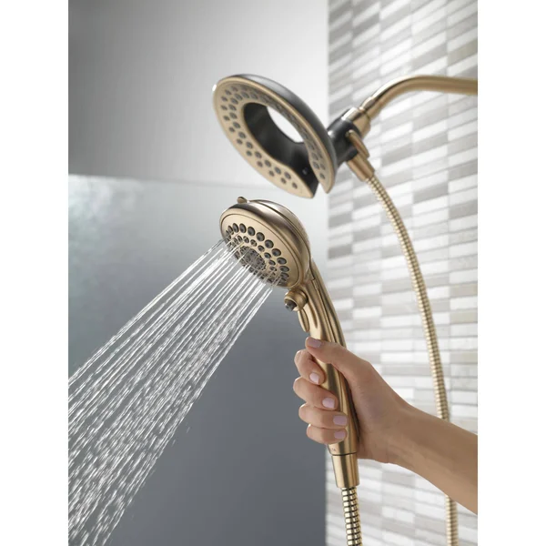 Delta 58569-SS-PK In2ition 5-Setting Two-in-One Shower, Stainless