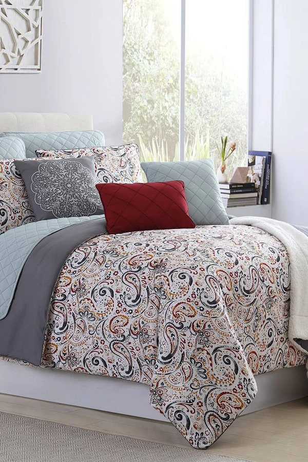 Modern Threads 10-Piece King Comforter Set Mavia