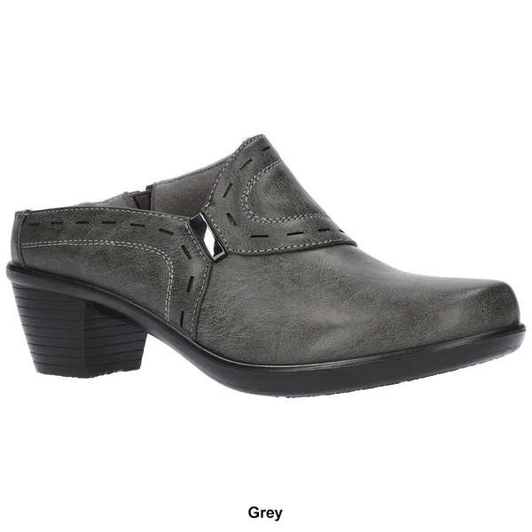 Easy Street Cynthia Women's Mules, Size: 7 WW, Grey