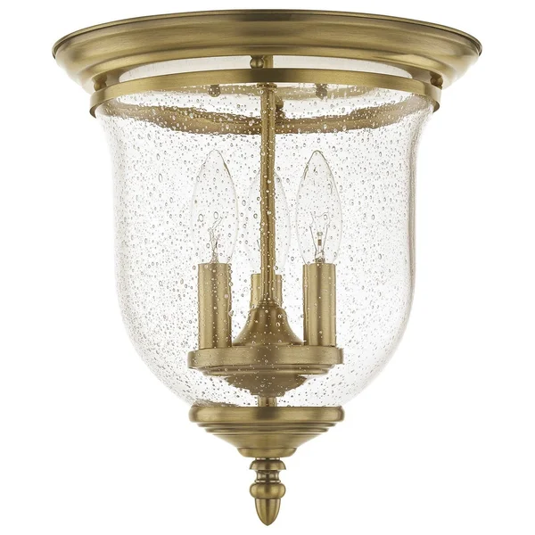 Livex Lighting 5024-05 Legacy 3-Light Ceiling Mount - Chrome