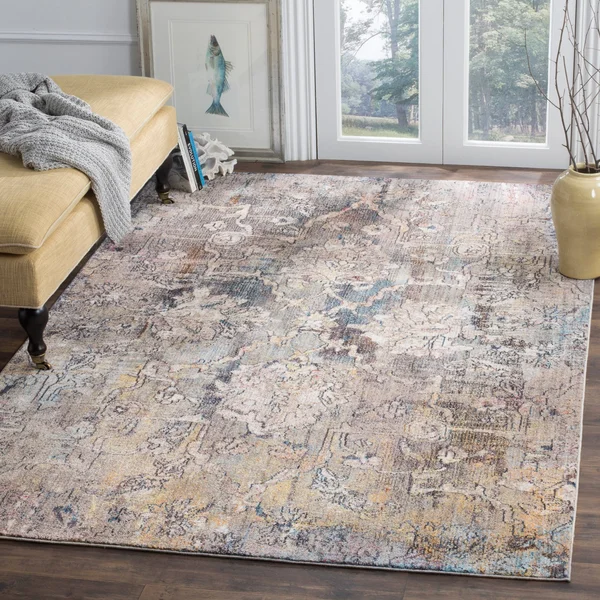 Safavieh 8& x 10& Bristol BTL487L Blue - Grey Rug