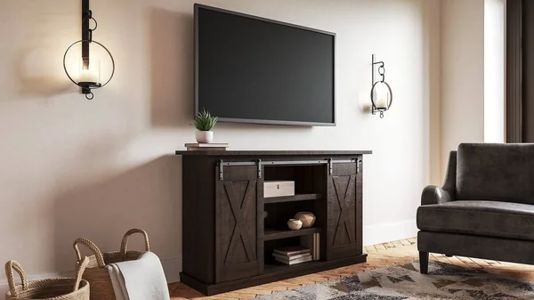 Signature Design by Ashley Camiburg Warm Brown Medium TV Stand