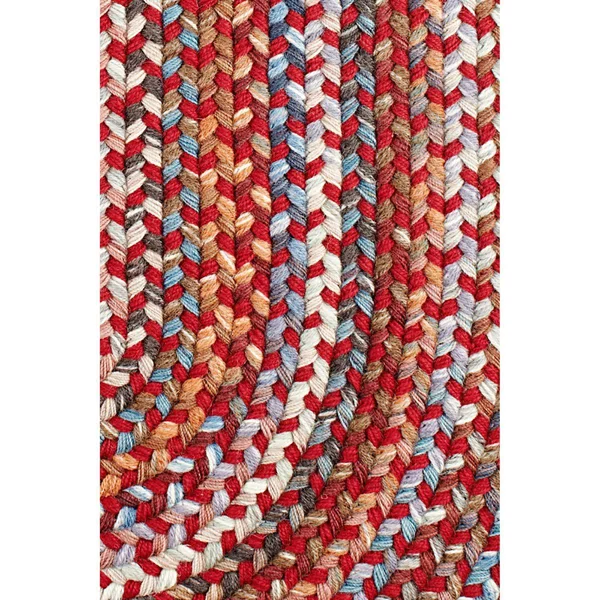 Rhody Rug Astoria Red Velvet 3x5 Oval Rug