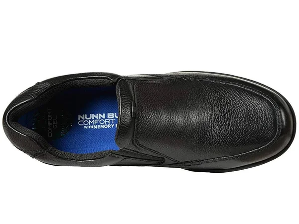 Men's Nunn Bush Cam Moc Toe Slip On - Size: 14, Black