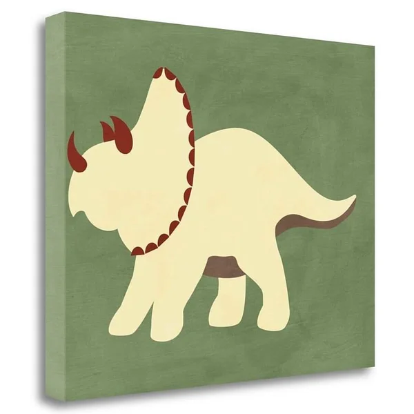 Tangletown Fine Art Dino IV by Tamara Robinson, Fine Art Giclee Print on Wrap Canvas, 28x22x22