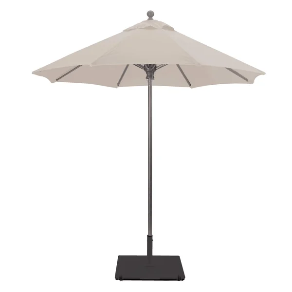 Galtech International - Manual Lift - 7.5' Round Umbrella 61: Ginkgo SR: Silver