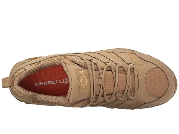 Merrell Men's Moab 2 Tactical Shoe Wide Width, Size: 7.5, Coyote