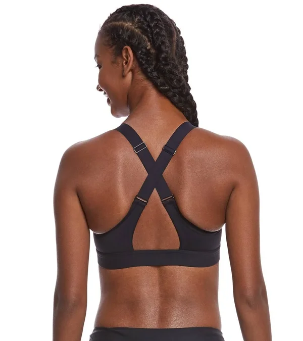 Under Armour Women's Eclipse High Impact Front Zip Sports Bra - Black, 36A