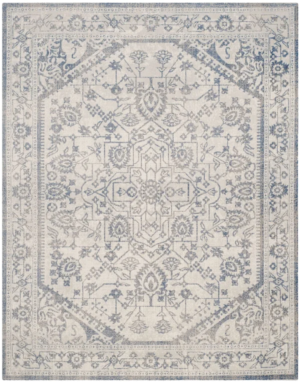 Safavieh Patina PTN318C Light Grey - Blue 8& x 10& Area Rug