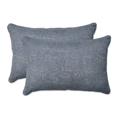 Outdoor Rectangular Pillow Cover & Insert Wade Logan Color: Dark Gray - Size: 11.5” x 18.5”