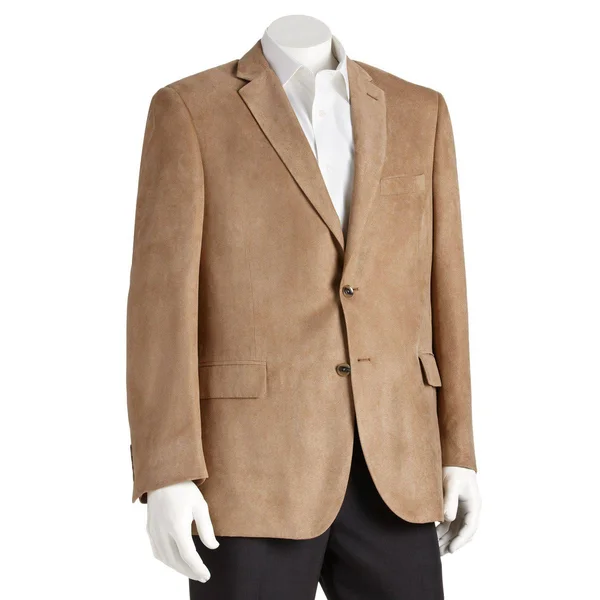 Jean Paul Germain Suede Microfiber Sport Coat - Men's, Black, Size 52 Regular