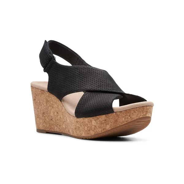 Clarks Annadel Parker Women's Sandal - Black Size 6.5