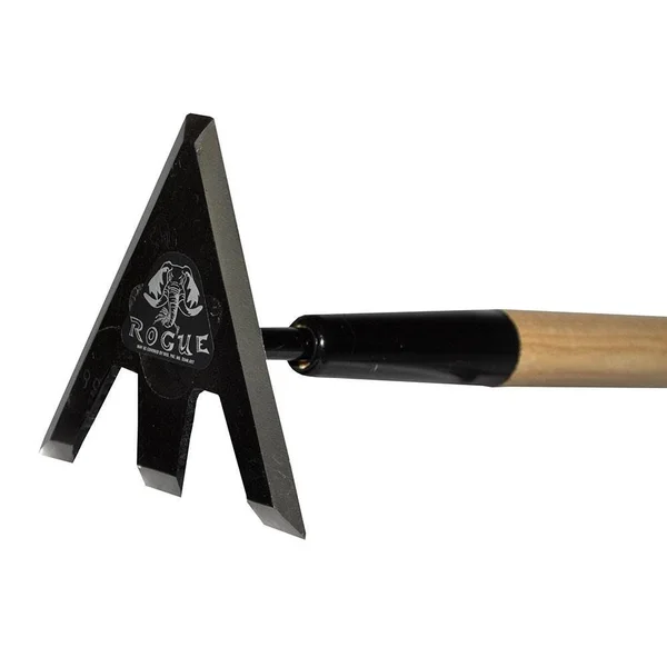 Rogue Hoe 60 inch Handle Do It All 6.5 inch Hardened Steel Garden Hoe Tool