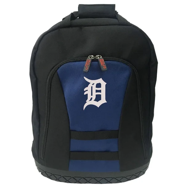 MLB Detroit Tigers Premium 18x22 Tool Backpack - Navy - Blue