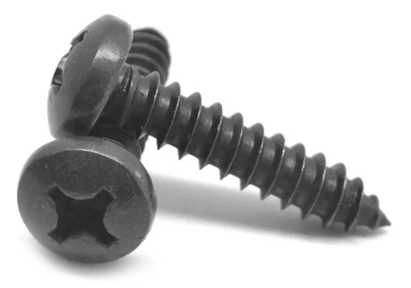 #6-20 x 1 1/4 Sheet Metal Screw Phillips Pan Head Type AB Stainless Steel 18-8 Black Oxide