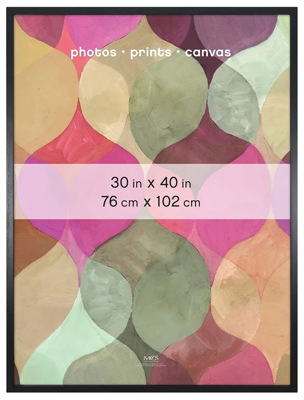 MCS 30x40 inch Art Shadow Box Frame - Black (47631)