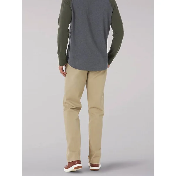 Lee Extreme MVP Straight Flat Front Pants KC Khaki (Size 33 x 30)
