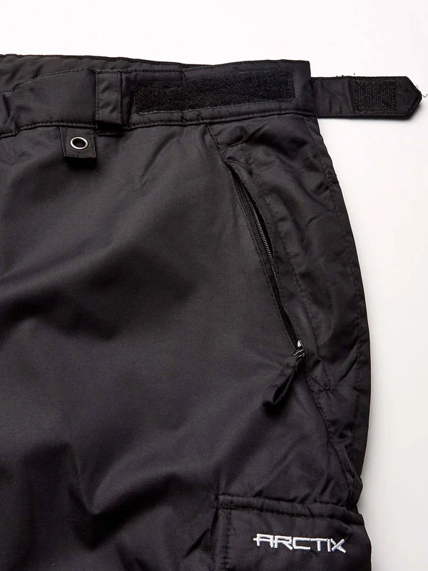 Arctix Men's Cargo Snow Pants, Medium, Black