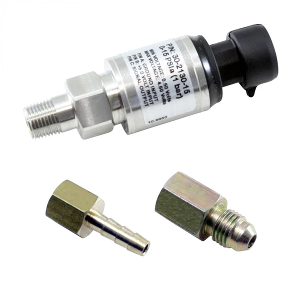 AEM 1 Bar Map or 15 PSIA Stainless Steel Sensor Kit - 30-2130-15