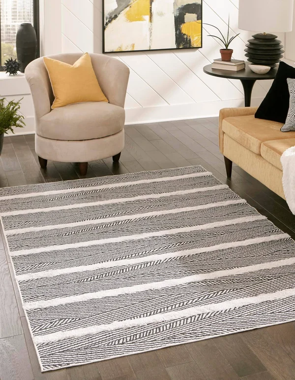 Sabrina Soto Casa Area Rug or Runner, Size: 9& 10 x 12& 0, Black