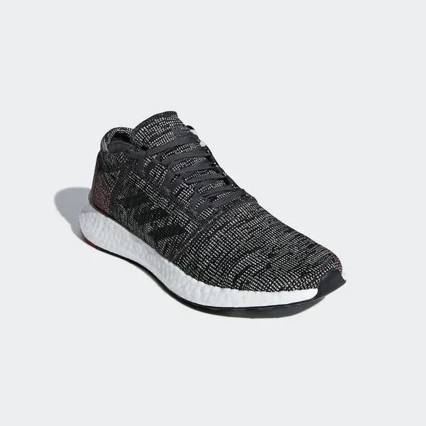 Adidas Men's Pureboost Go Running Shoes, Black - Size 8.0