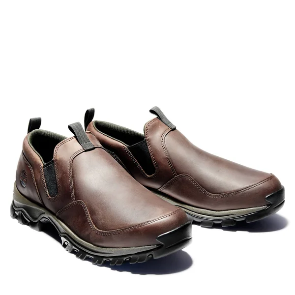 Timberland Men's Mt. Maddsen Slip on Shoes, Brown, 7.5