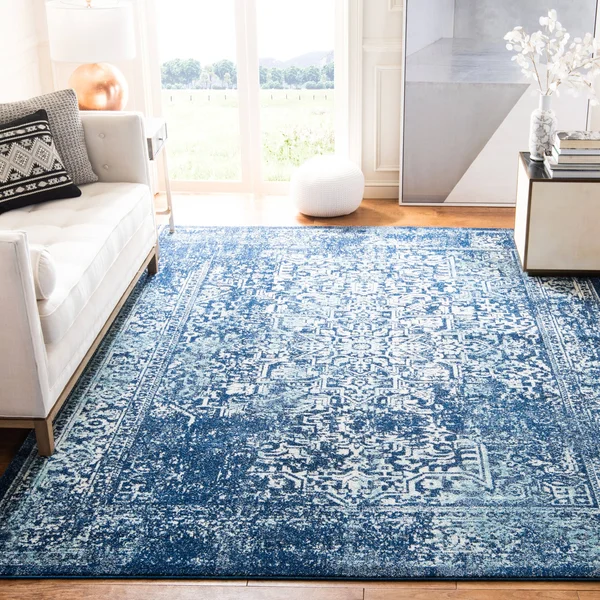 Evoke Rug - Silver/Ivory - 6&7x22x6&7x22 Square - Safavieh