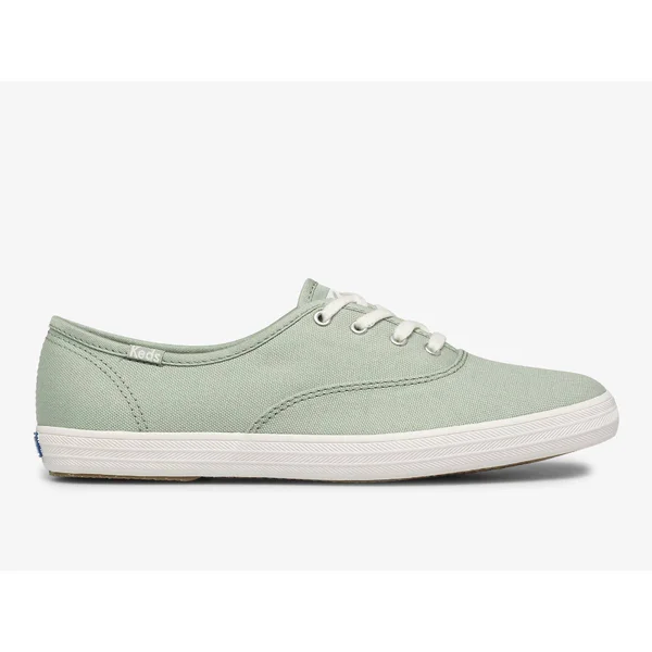 Keds Champion Feat. Organic Canvas Jade, Size 6.5W Women's Shoes