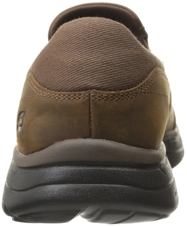 Skechers Men's Glides Calculous Slip-On loafer, dark Brown