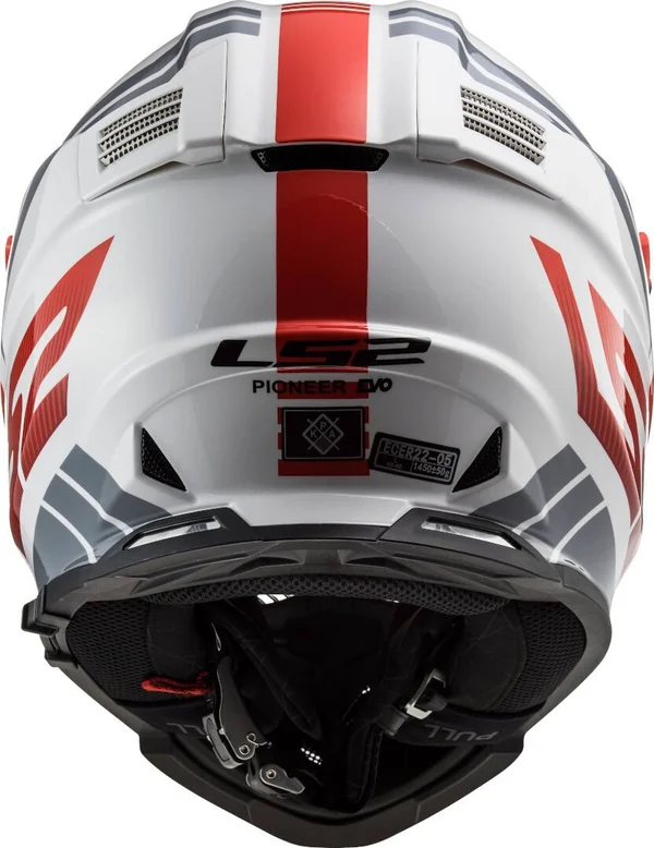 LS2 - Helmet MX436 Pioneer Evo Evolve Red - White - Size S