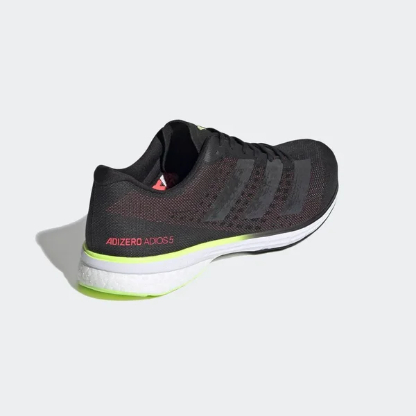 Adidas Adizero Adios 5 Shoes Core Black 8 - Mens Running Shoes