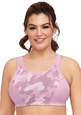 Glamorise Custom Control Sports Bra 32-C Women's Pink