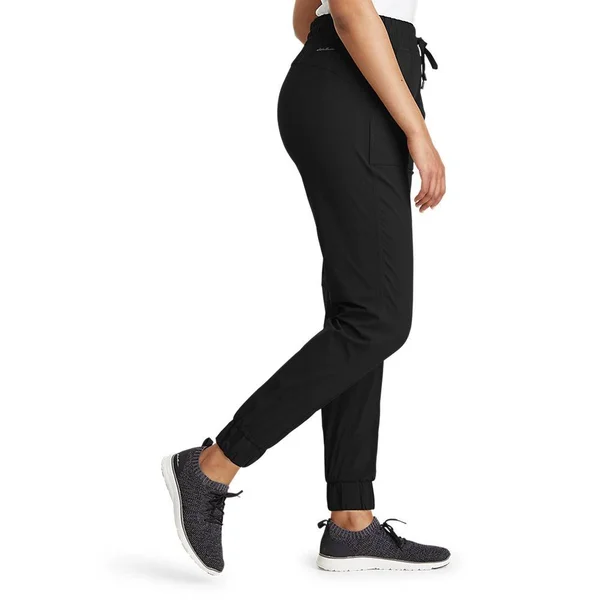 Eddie Bauer Women's Sightscape Horizon Pull-On Joggers - Black - 4