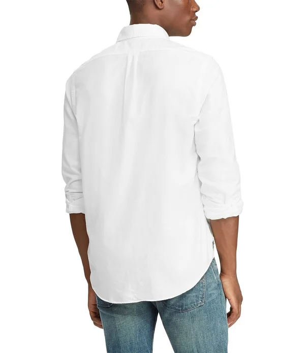 Polo Ralph Lauren Big & Tall Big Tall Long Sleeve Garment Dyed Oxford Men's Clothing Heritage Royal : 2XT