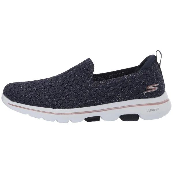 Womens Skechers GOwalk 5 Brave Slip-On Walking Sneakers 6 M White - Boscov&s