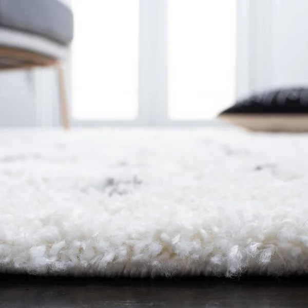Safavieh Berber Shag Rug Collection BER166A - Beige - Grey - 8' x 10'