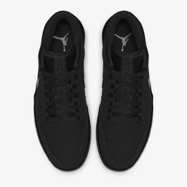 Air Jordan 1 Low - Men's, Size: 9.5, Black