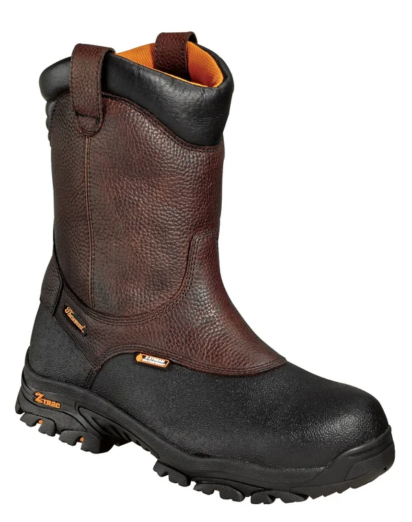 Thorogood Men's 8x22 Wellington Composite Toe Leather Work Boot Brown - 804-4810