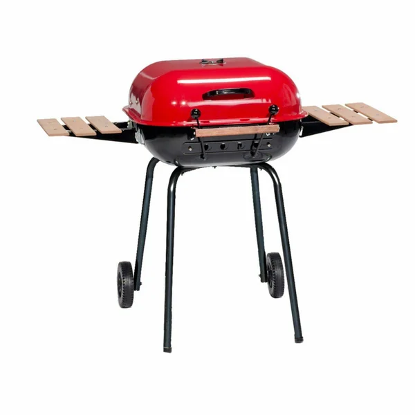 Americana Swinger Charcoal Grill in Red